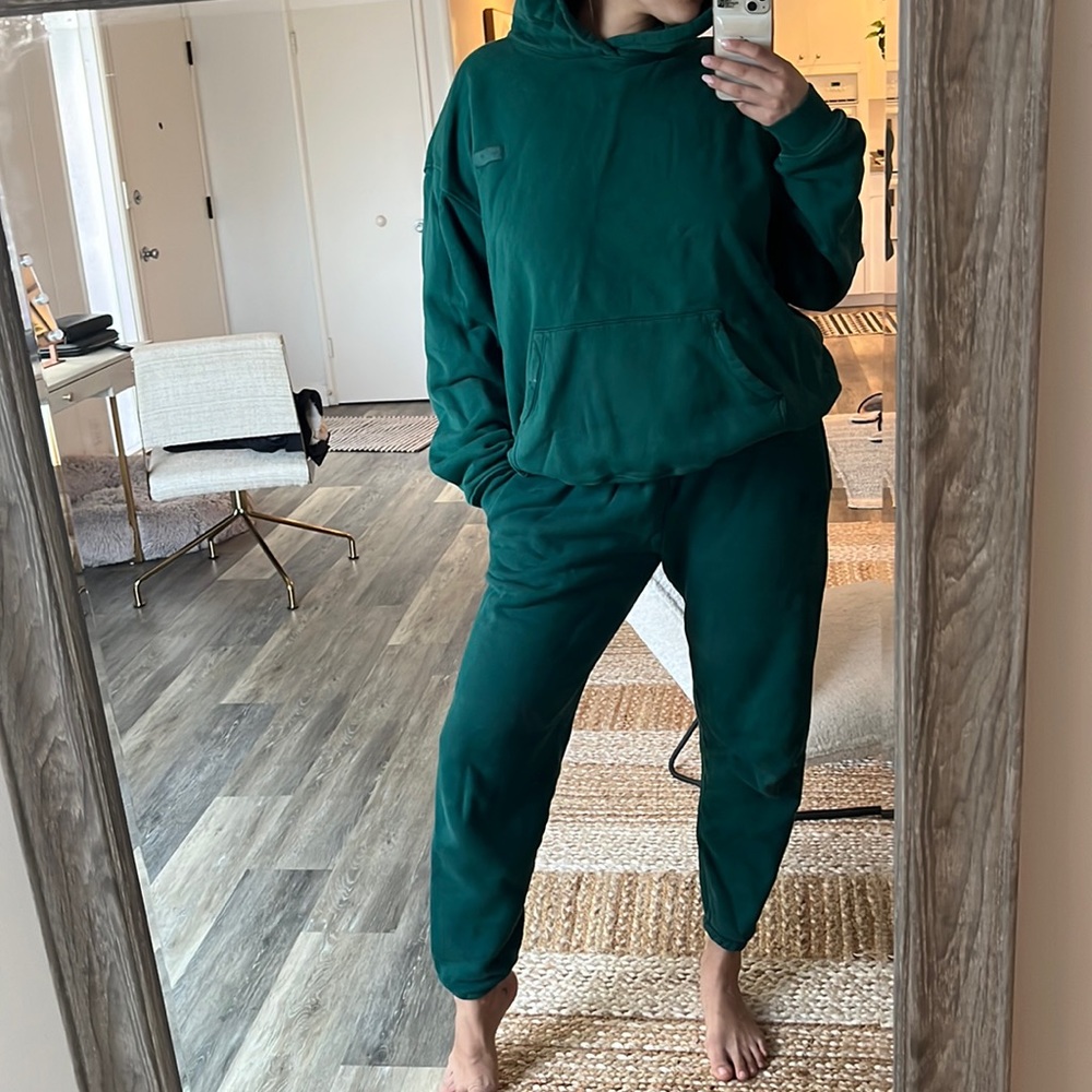 SET Active Deep Green Hoodie Sweatshirt